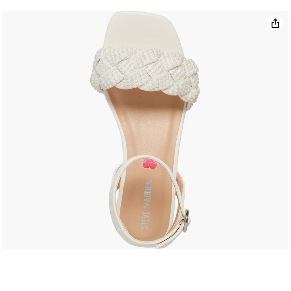 Steve Madden Girls' J-Oppal Pearl Embellished Dress Shoes (Youth) 4- TOO CUTE!!! - Picture 5 of 10